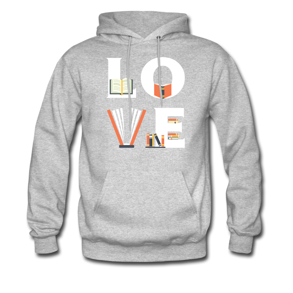 Librarian - LOVE Librarian Unisex Hoodie-Men's Hoodie-Teelime | shirts-hoodies-mugs