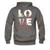 Librarian - LOVE Librarian Unisex Hoodie-Men's Hoodie-Teelime | shirts-hoodies-mugs