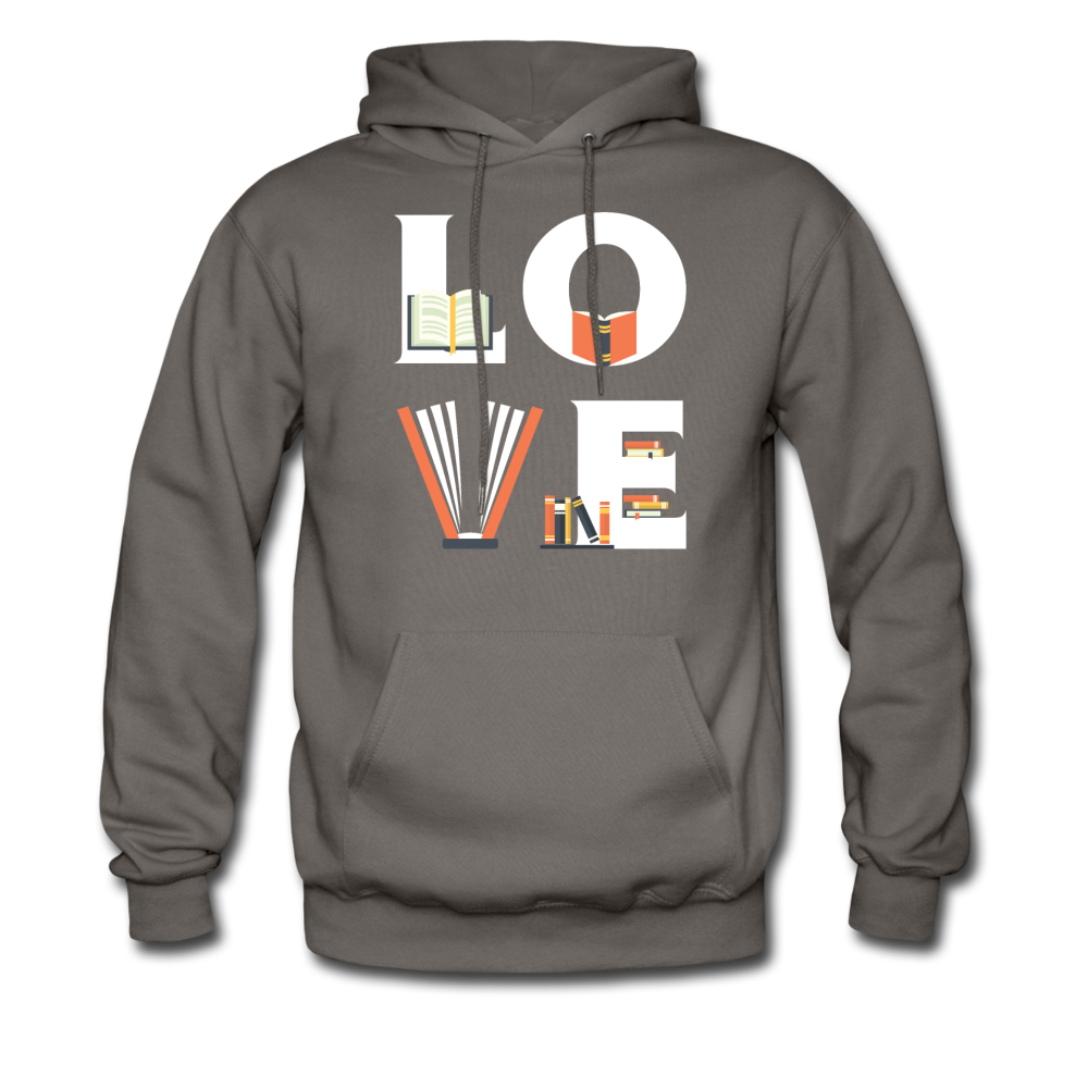 Librarian - LOVE Librarian Unisex Hoodie-Men's Hoodie-Teelime | shirts-hoodies-mugs