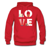 Librarian - LOVE Librarian Unisex Hoodie-Men's Hoodie-Teelime | shirts-hoodies-mugs