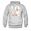 Librarian - LOVE Librarian Unisex Hoodie-Men's Hoodie-Teelime | shirts-hoodies-mugs