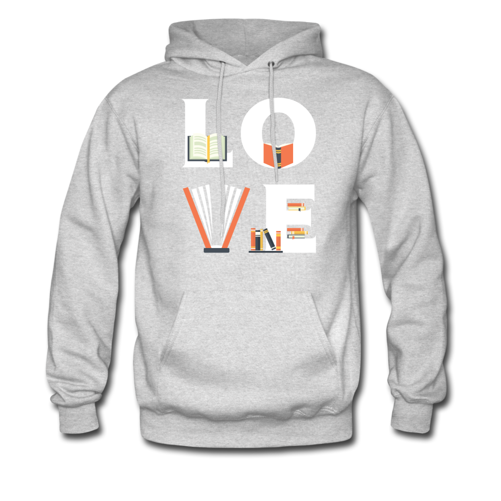 Librarian - LOVE Librarian Unisex Hoodie-Men's Hoodie-Teelime | shirts-hoodies-mugs
