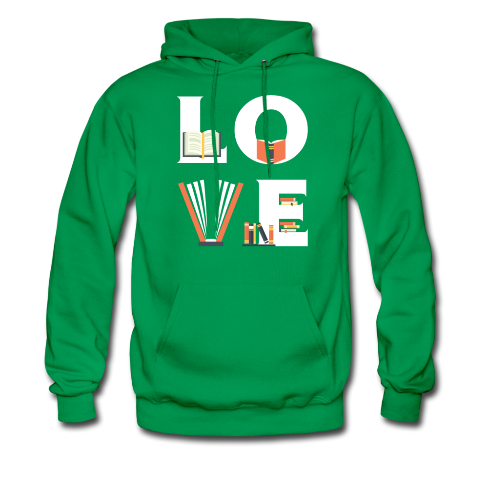 Librarian - LOVE Librarian Unisex Hoodie-Men's Hoodie-Teelime | shirts-hoodies-mugs