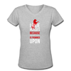 I Ride Horses Because Punching People is Frowned Upon Women's V-Neck T-Shirt-Women's V-Neck T-Shirt-Teelime | shirts-hoodies-mugs
