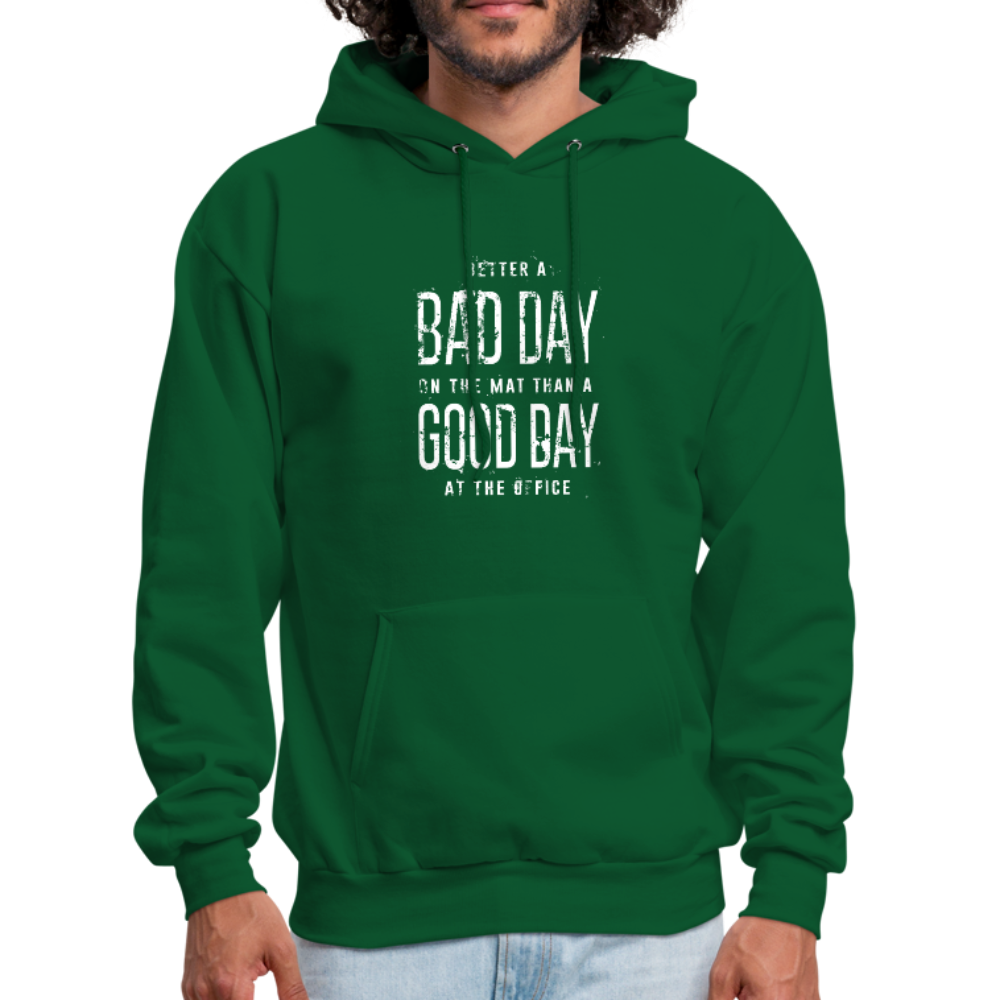 BJJ - Better a Bad Day on the Mat Than a Good Day at the Office Unisex Hoodie-Men's Hoodie-Teelime | shirts-hoodies-mugs