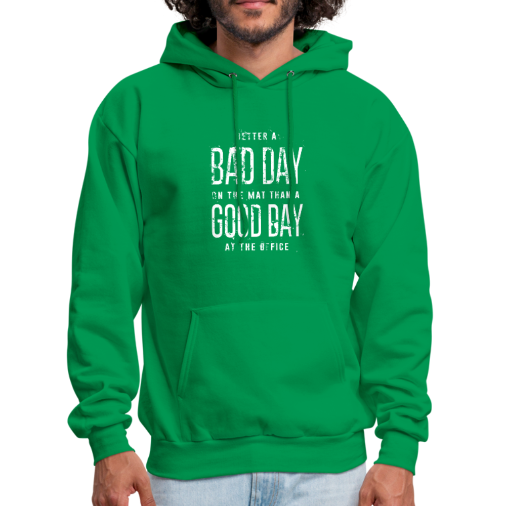 BJJ - Better a Bad Day on the Mat Than a Good Day at the Office Unisex Hoodie-Men's Hoodie-Teelime | shirts-hoodies-mugs