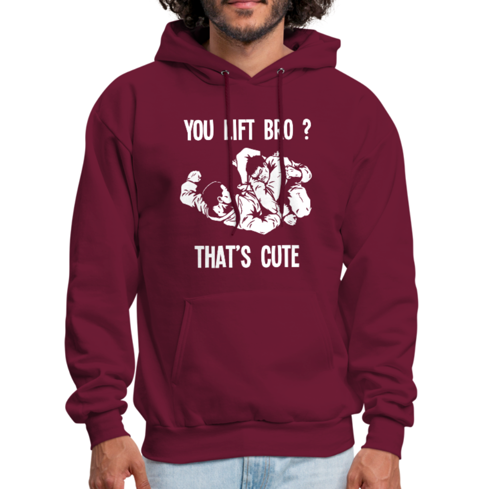 BJJ - You Lift Bro? That's Cute Unisex Hoodie-Men's Hoodie-Teelime | shirts-hoodies-mugs