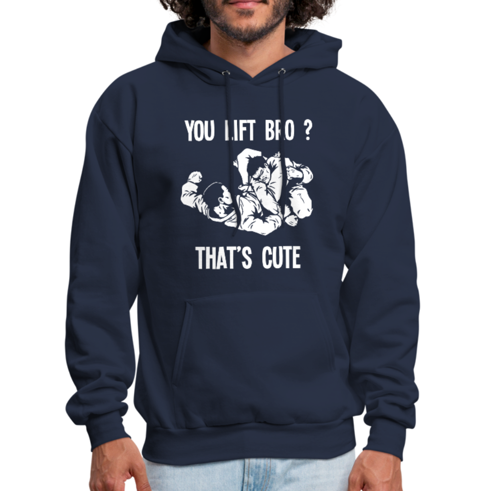 BJJ - You Lift Bro? That's Cute Unisex Hoodie-Men's Hoodie-Teelime | shirts-hoodies-mugs