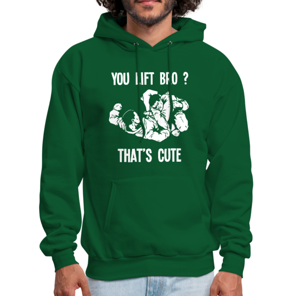 BJJ - You Lift Bro? That's Cute Unisex Hoodie-Men's Hoodie-Teelime | shirts-hoodies-mugs