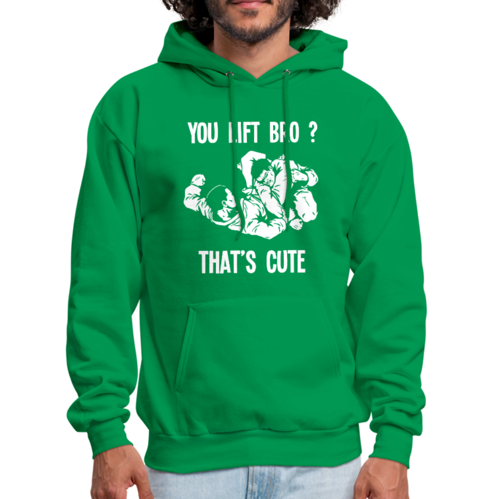 BJJ - You Lift Bro? That's Cute Unisex Hoodie-Men's Hoodie-Teelime | shirts-hoodies-mugs