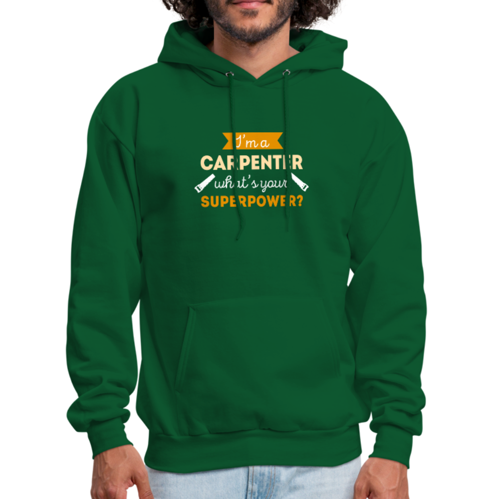 I'm a Carpenter, What's Your Superpower? Unisex Hoodie-Men's Hoodie-Teelime | shirts-hoodies-mugs