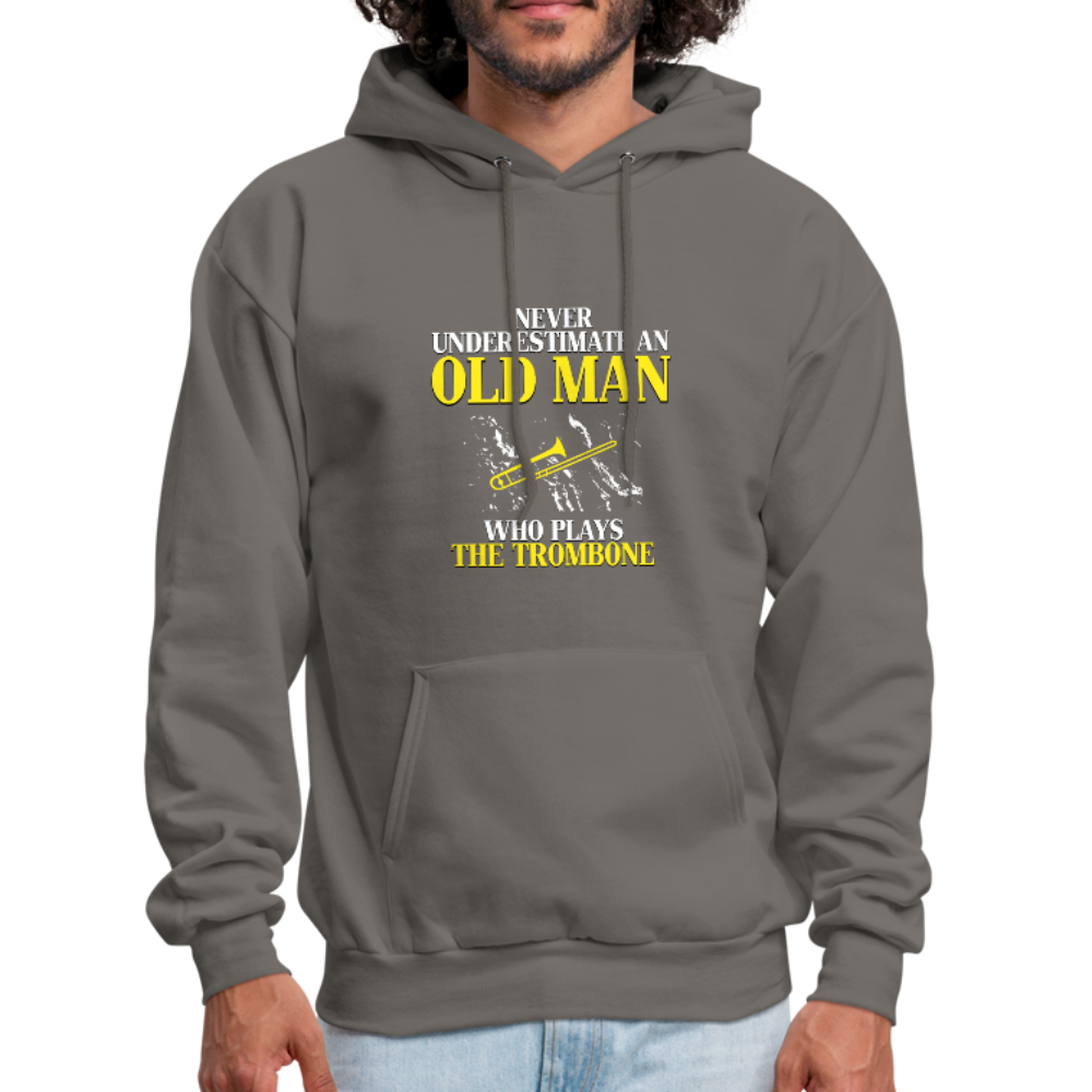 Never Underestimate an Old Man Who Plays the Trombone Unisex Hoodie-Men's Hoodie-Teelime | shirts-hoodies-mugs