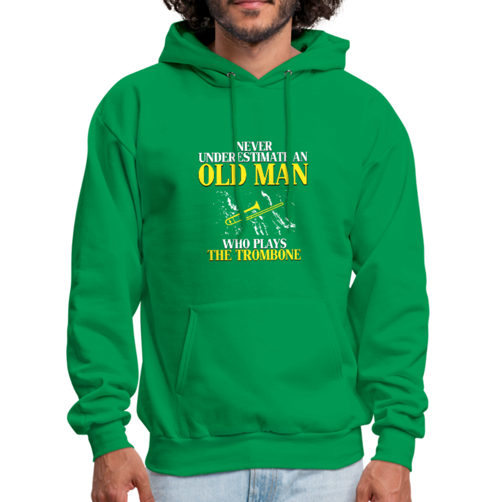 Never Underestimate an Old Man Who Plays the Trombone Unisex Hoodie-Men's Hoodie-Teelime | shirts-hoodies-mugs