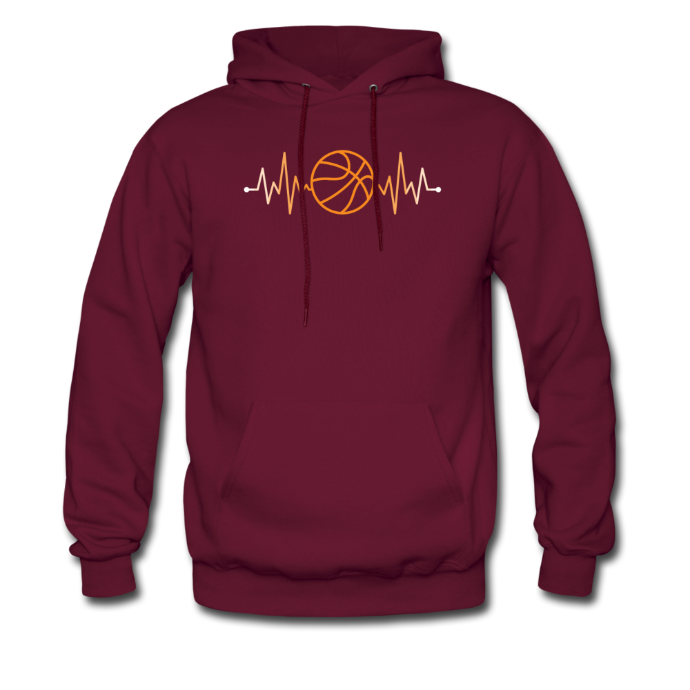 Basketball Rhythm Basketball Pulse Unisex Hoodie-Men's Hoodie-Teelime | shirts-hoodies-mugs