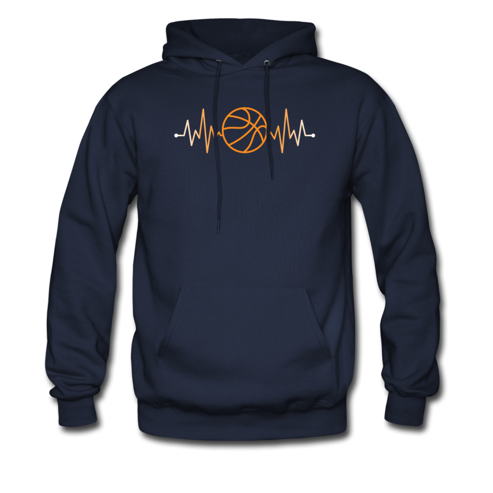 Basketball Rhythm Basketball Pulse Unisex Hoodie-Men's Hoodie-Teelime | shirts-hoodies-mugs