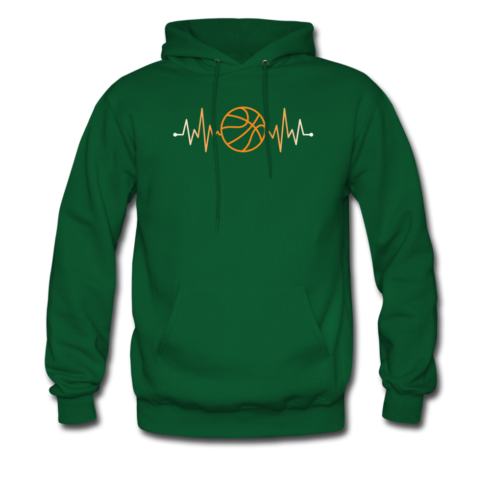 Basketball Rhythm Basketball Pulse Unisex Hoodie-Men's Hoodie-Teelime | shirts-hoodies-mugs