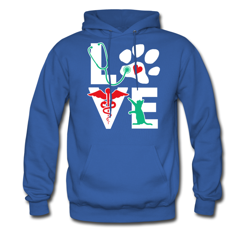 Veterinarian Love Cat Vet Tech Unisex Hoodie-Men's Hoodie-Teelime | shirts-hoodies-mugs