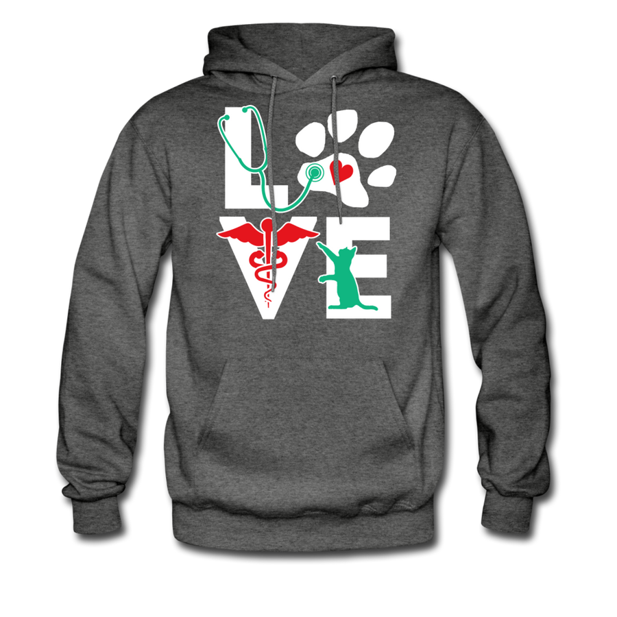Veterinarian Love Cat Vet Tech Unisex Hoodie-Men's Hoodie-Teelime | shirts-hoodies-mugs