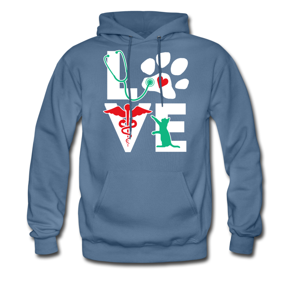 Veterinarian Love Cat Vet Tech Unisex Hoodie-Men's Hoodie-Teelime | shirts-hoodies-mugs