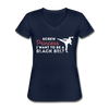 Screw Princess, I Want To Be a Black Belt Women's V-Neck T-Shirt-Women's V-Neck T-Shirt-Teelime | shirts-hoodies-mugs