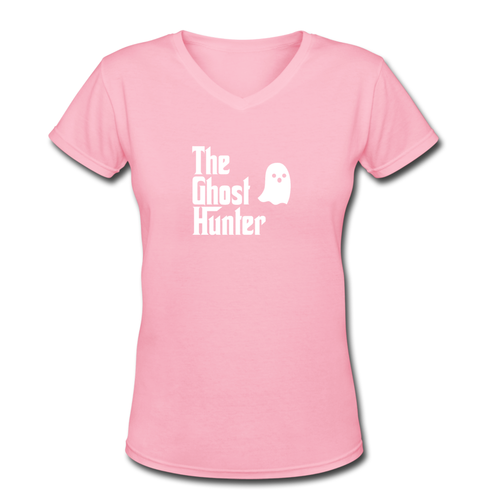 Ghost Hunting Women's V-Neck T-Shirt-Women's V-Neck T-Shirt-Teelime | shirts-hoodies-mugs