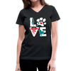 Veterinarian Love Dog Teal Women's V-Neck T-Shirt-Women's V-Neck T-Shirt-Teelime | shirts-hoodies-mugs