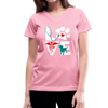 Veterinarian Love Dog Teal Women's V-Neck T-Shirt-Women's V-Neck T-Shirt-Teelime | shirts-hoodies-mugs