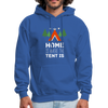 Home Is Where the Tent Is Unisex Hoodie-Men's Hoodie-Teelime | shirts-hoodies-mugs