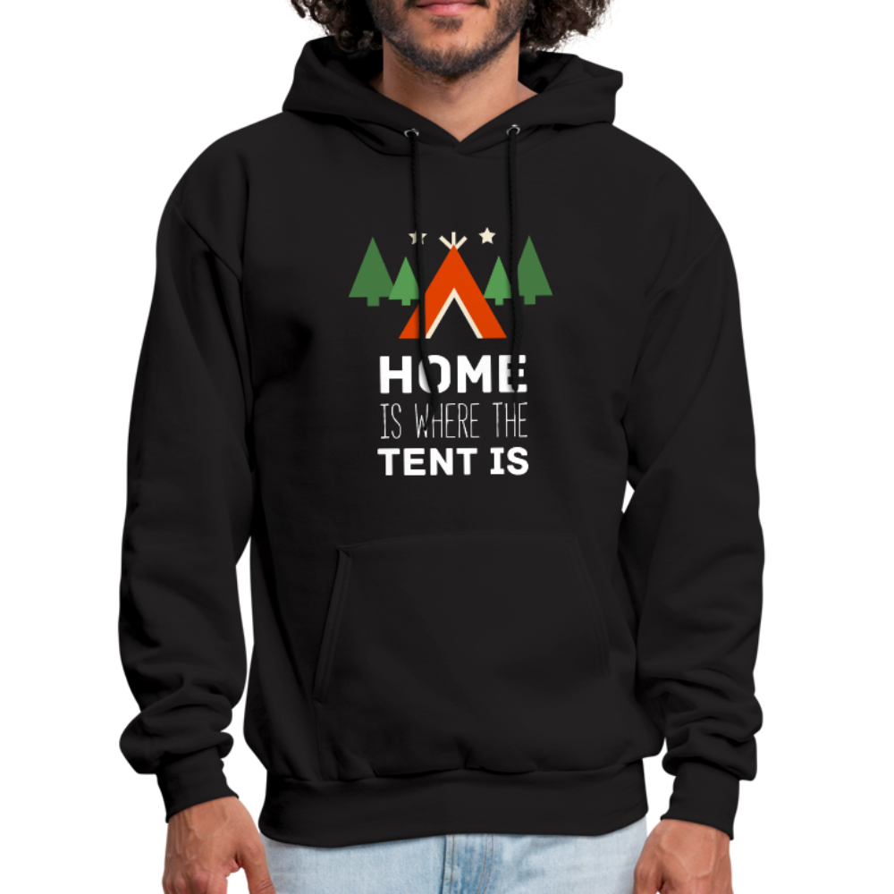 Home Is Where the Tent Is Unisex Hoodie-Men's Hoodie-Teelime | shirts-hoodies-mugs