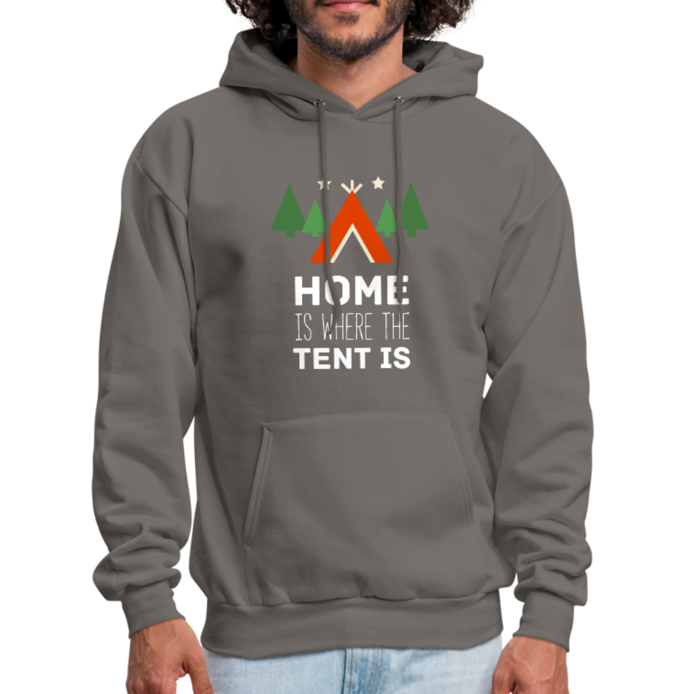 Home Is Where the Tent Is Unisex Hoodie-Men's Hoodie-Teelime | shirts-hoodies-mugs
