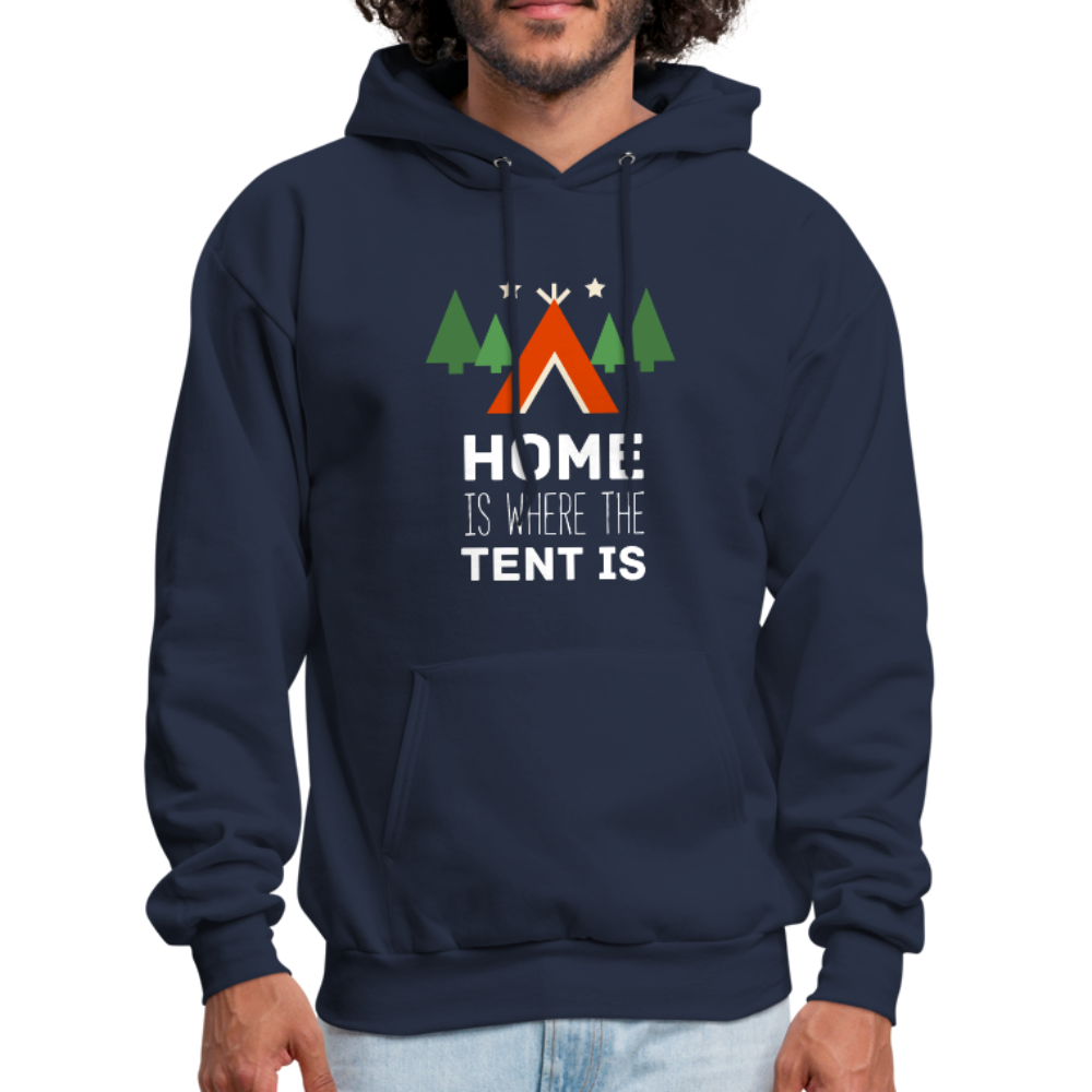 Home Is Where the Tent Is Unisex Hoodie-Men's Hoodie-Teelime | shirts-hoodies-mugs