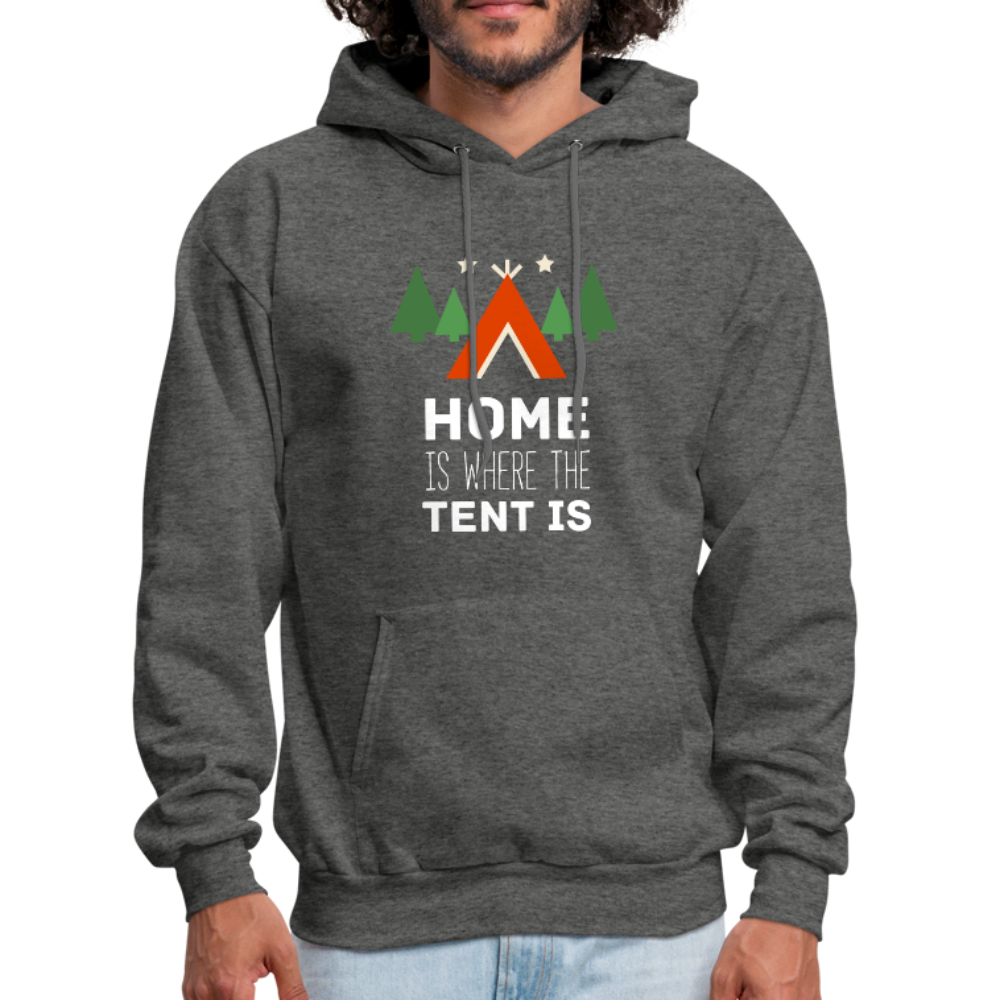 Home Is Where the Tent Is Unisex Hoodie-Men's Hoodie-Teelime | shirts-hoodies-mugs