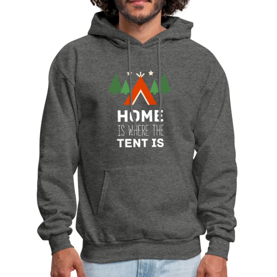 Home Is Where the Tent Is Unisex Hoodie-Men's Hoodie-Teelime | shirts-hoodies-mugs