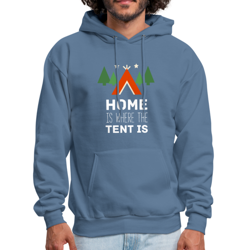 Home Is Where the Tent Is Unisex Hoodie-Men's Hoodie-Teelime | shirts-hoodies-mugs