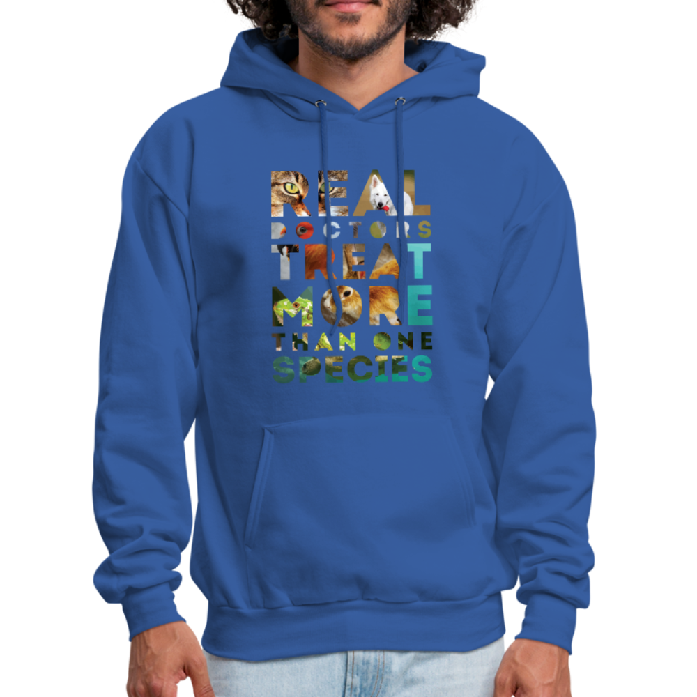Real Doctors Treat More Than One Species Unisex Hoodie-Men's Hoodie-Teelime | shirts-hoodies-mugs