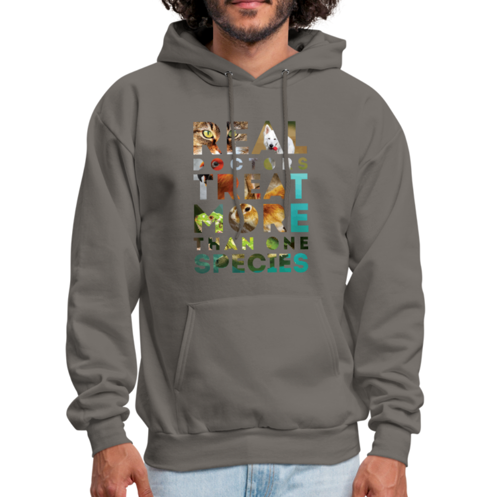 Real Doctors Treat More Than One Species Unisex Hoodie-Men's Hoodie-Teelime | shirts-hoodies-mugs