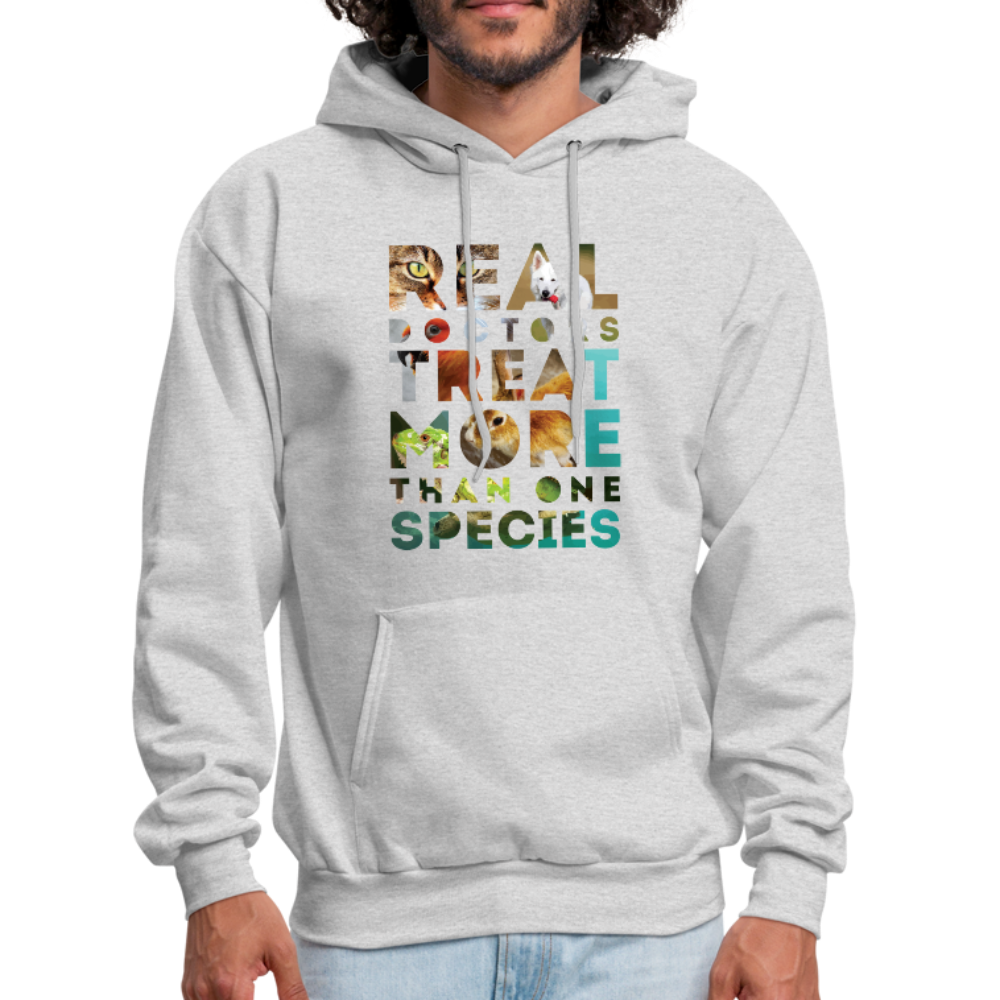 Real Doctors Treat More Than One Species Unisex Hoodie-Men's Hoodie-Teelime | shirts-hoodies-mugs