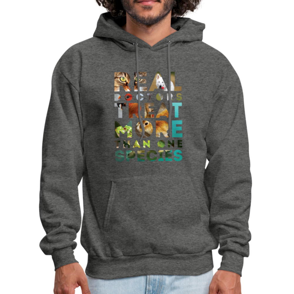 Real Doctors Treat More Than One Species Unisex Hoodie-Men's Hoodie-Teelime | shirts-hoodies-mugs
