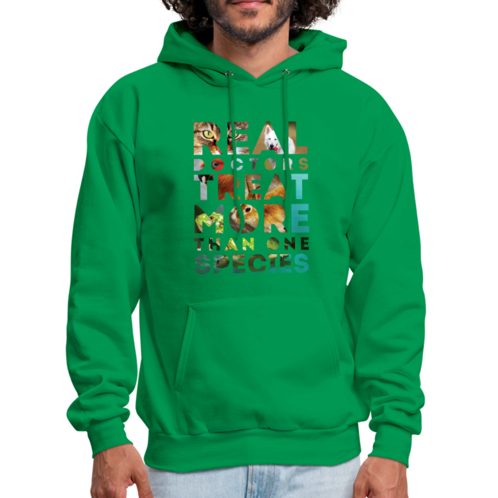 Real Doctors Treat More Than One Species Unisex Hoodie-Men's Hoodie-Teelime | shirts-hoodies-mugs