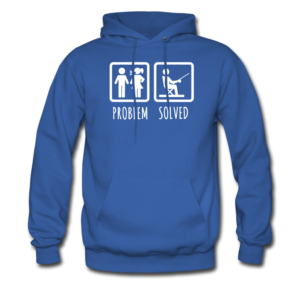 Fishing - Problem Solved Unisex Hoodie-Men's Hoodie-Teelime | shirts-hoodies-mugs