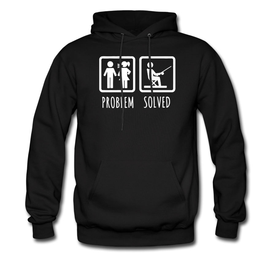 Fishing - Problem Solved Unisex Hoodie-Men's Hoodie-Teelime | shirts-hoodies-mugs