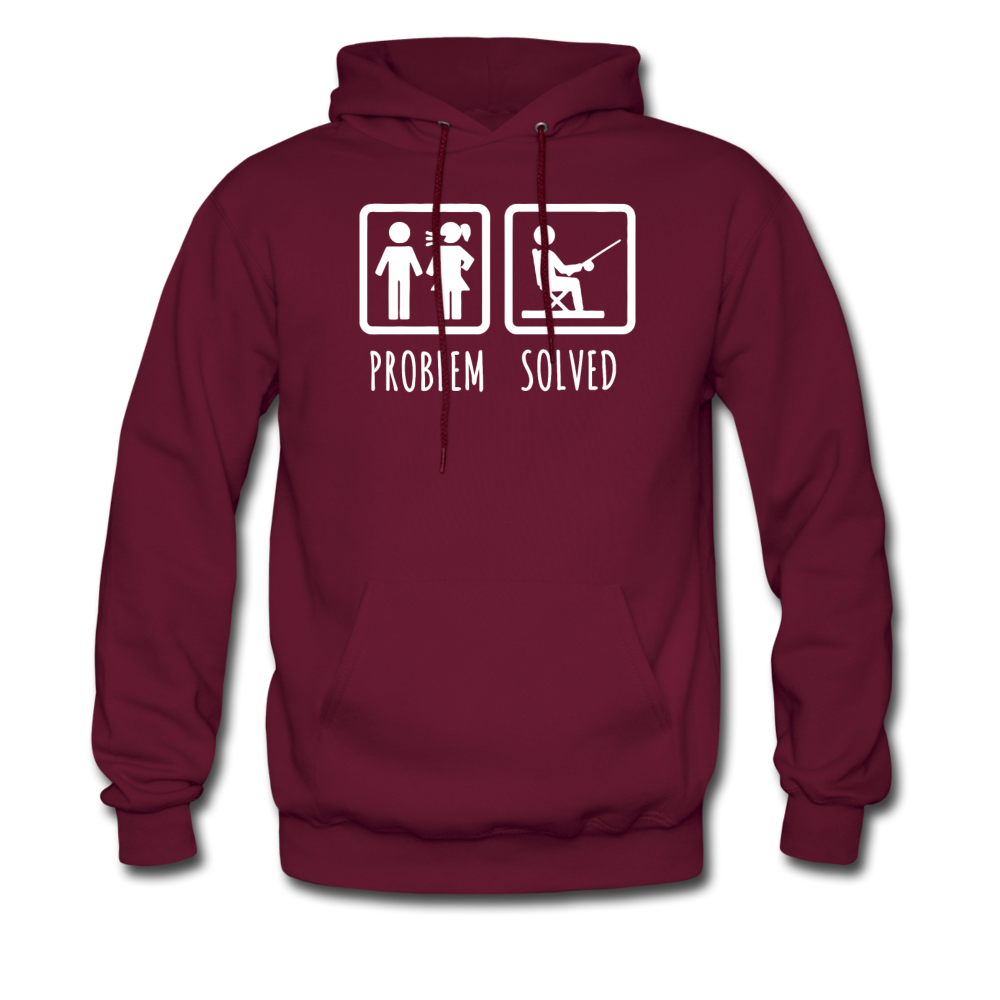 Fishing - Problem Solved Unisex Hoodie-Men's Hoodie-Teelime | shirts-hoodies-mugs