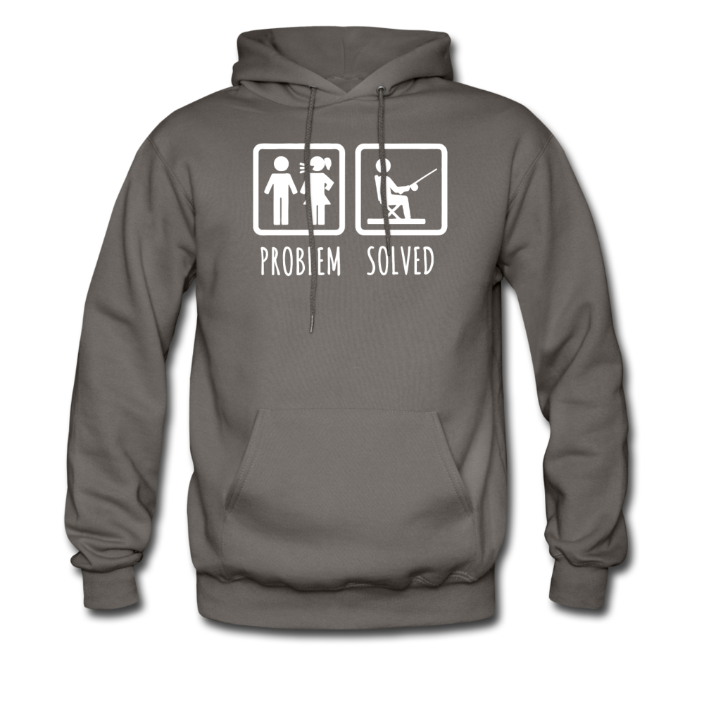 Fishing - Problem Solved Unisex Hoodie-Men's Hoodie-Teelime | shirts-hoodies-mugs