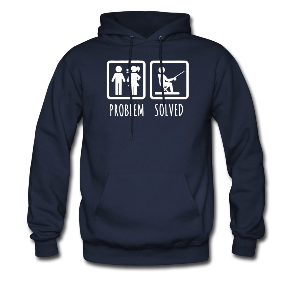 Fishing - Problem Solved Unisex Hoodie-Men's Hoodie-Teelime | shirts-hoodies-mugs