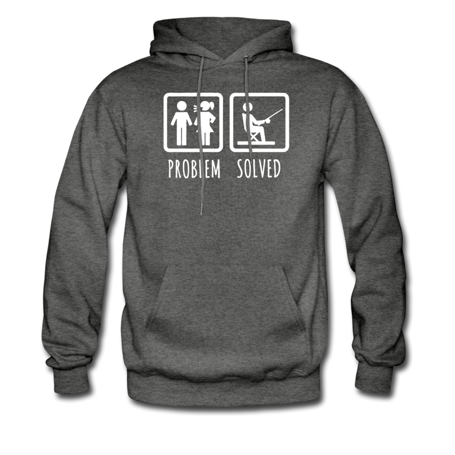 Fishing - Problem Solved Unisex Hoodie-Men's Hoodie-Teelime | shirts-hoodies-mugs