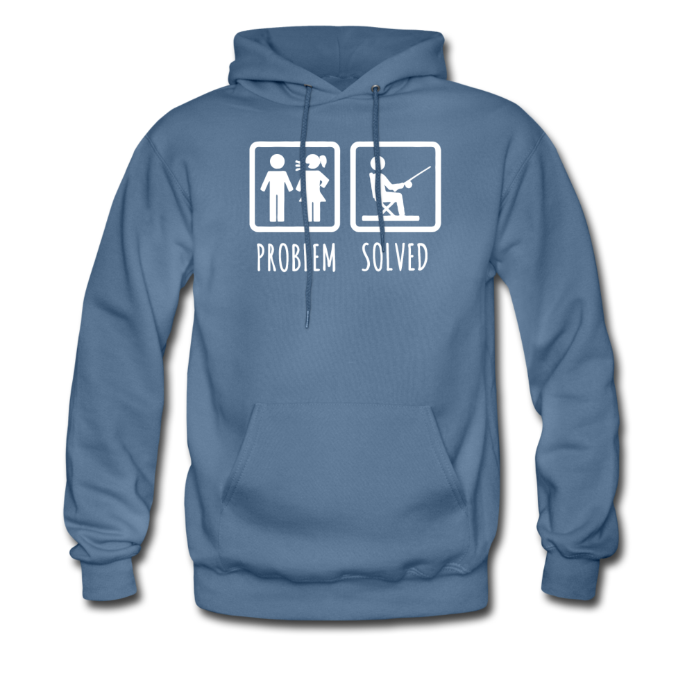 Fishing - Problem Solved Unisex Hoodie-Men's Hoodie-Teelime | shirts-hoodies-mugs