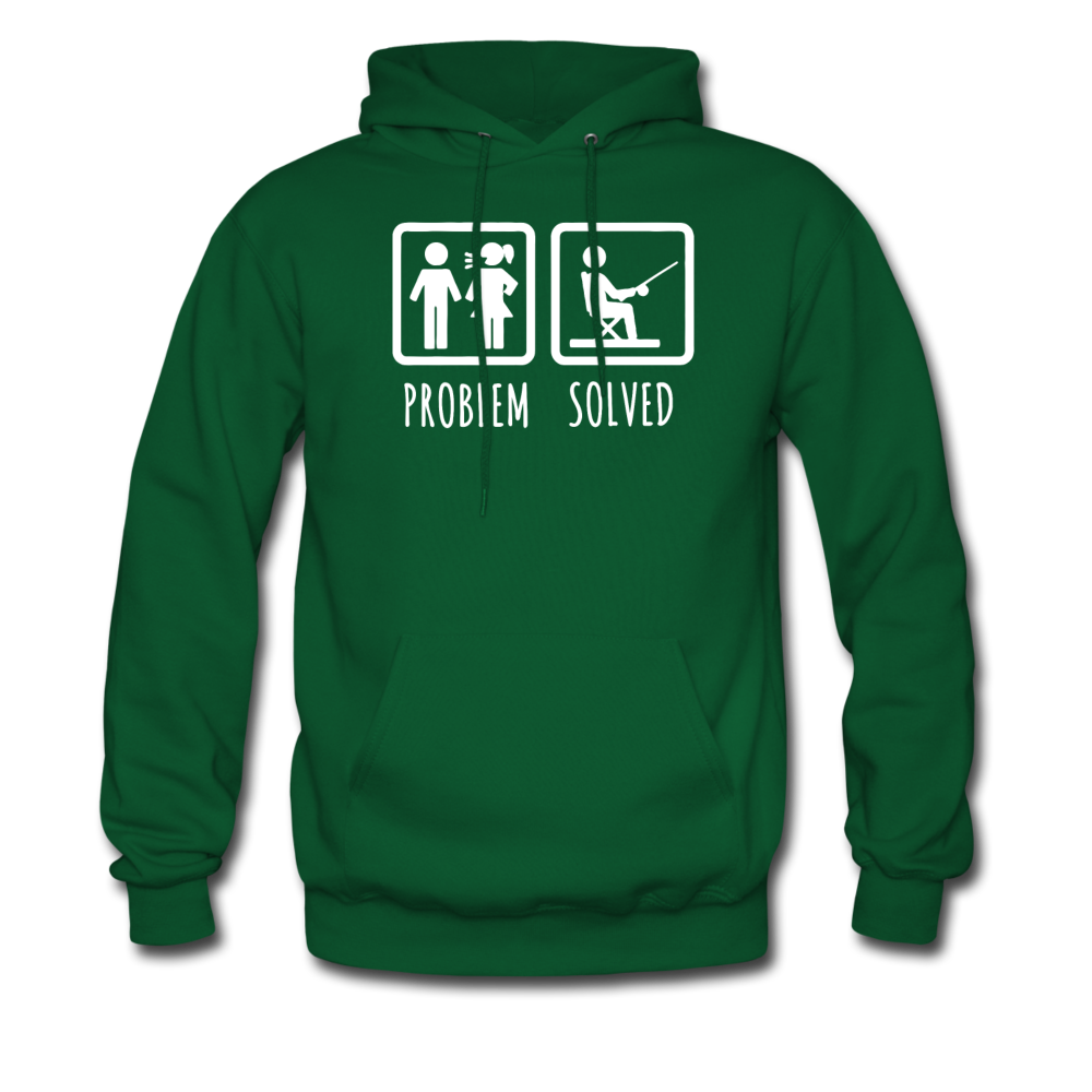 Fishing - Problem Solved Unisex Hoodie-Men's Hoodie-Teelime | shirts-hoodies-mugs