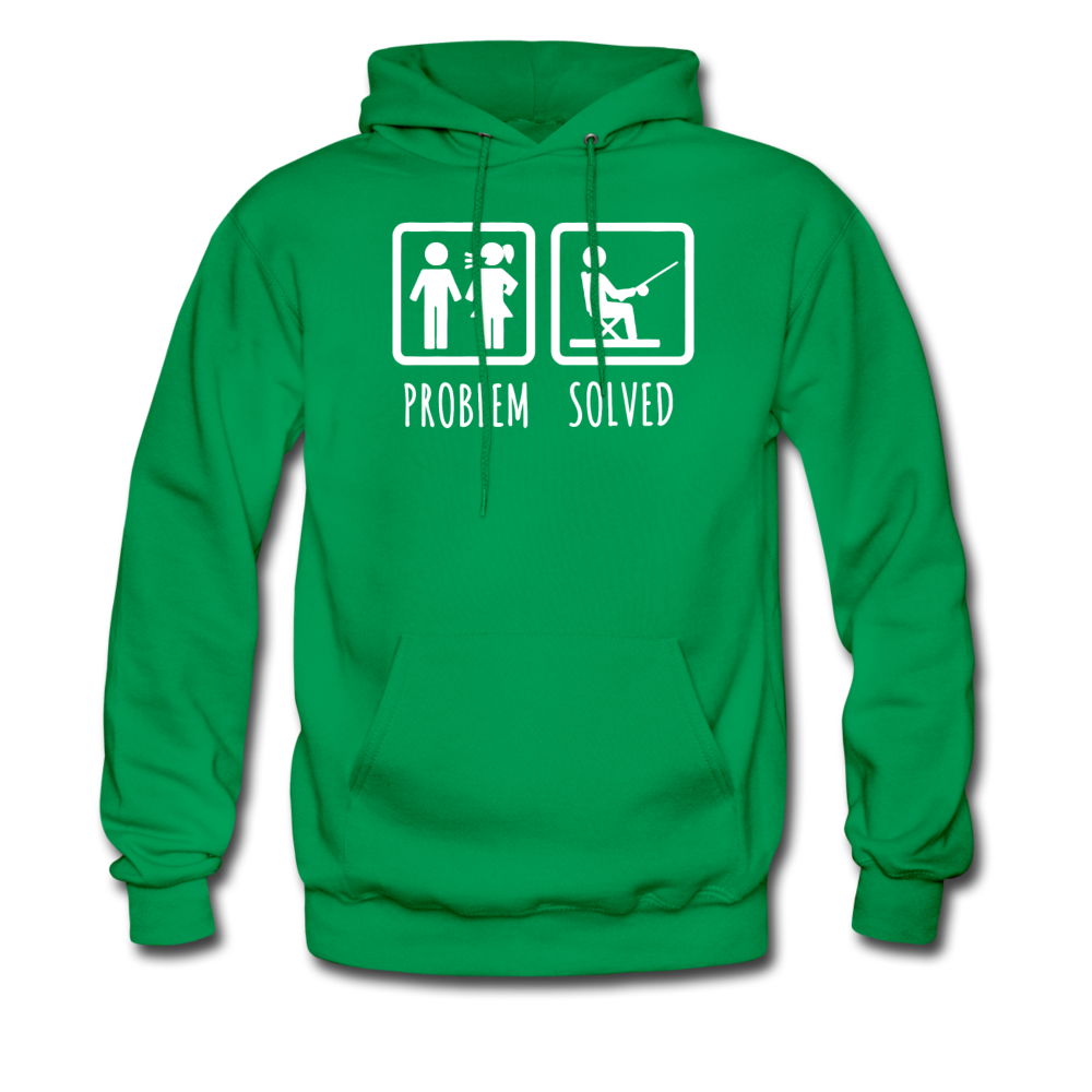 Fishing - Problem Solved Unisex Hoodie-Men's Hoodie-Teelime | shirts-hoodies-mugs