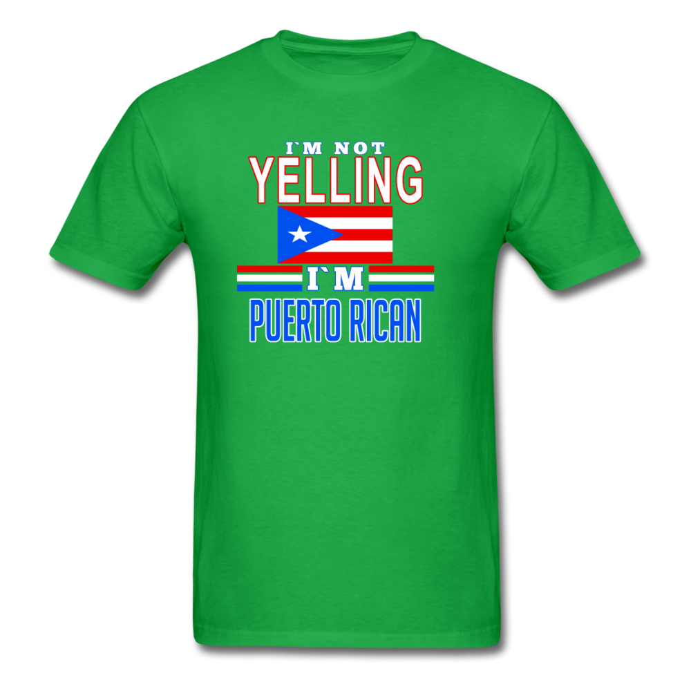 I'm Not Yelling I'm Puerto Rican Unisex T-Shirt-Men's T-Shirt-Teelime | shirts-hoodies-mugs