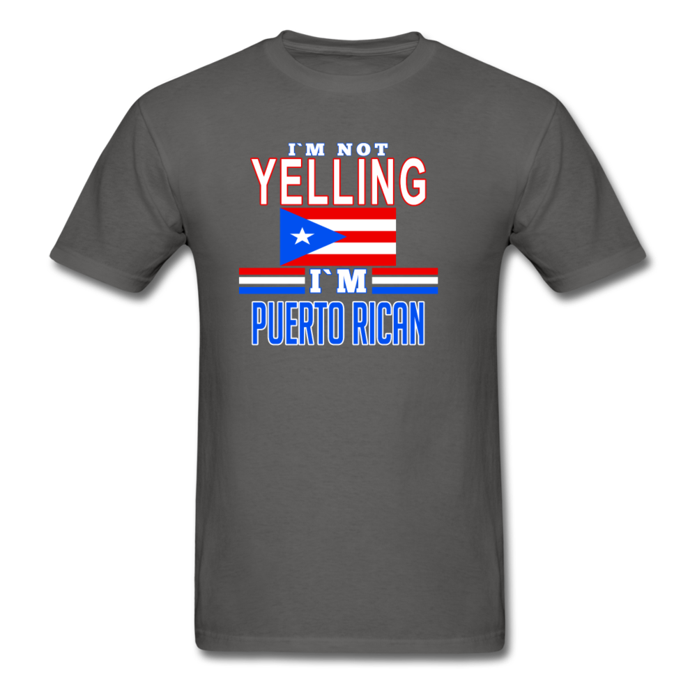 I'm Not Yelling I'm Puerto Rican Unisex T-Shirt-Men's T-Shirt-Teelime | shirts-hoodies-mugs